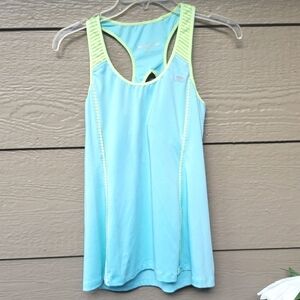 marika tek tank top green blue M